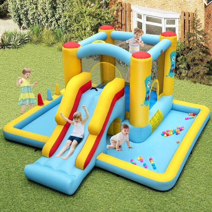 Dmuchany park wodny ze zjeżdżalnią,Plac zabaw Dmuchany zamek