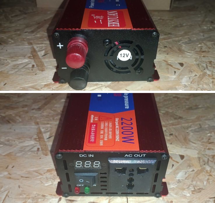 Інвертори ERYUAN з чистою синусоїдою 12V-220V 2200-6000W (1100-2500W)