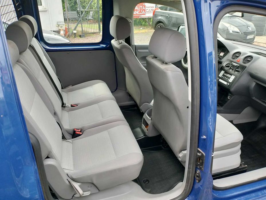 VW Caddy 1.4 MPI benzyna 80KM 5-osobowy b. zadbany Jedyny właściciel