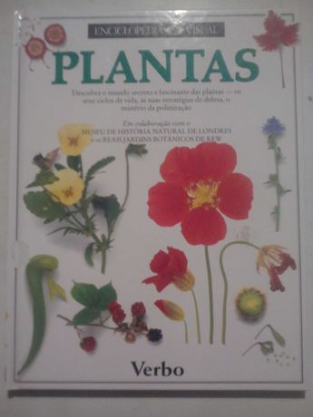 Livro educativo sobre plantas