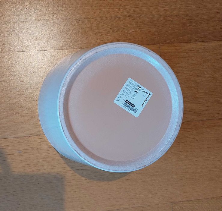 Vaso de planta branco, 24 cm, SOJABÖNA IKEA