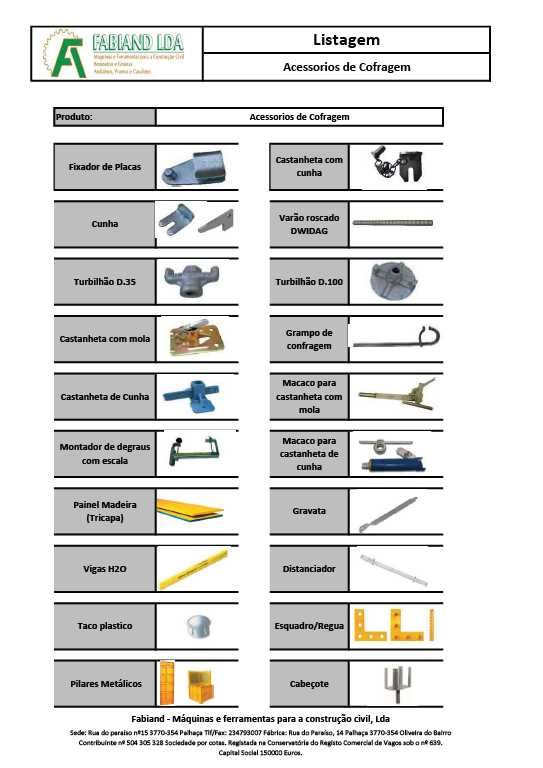 Material de Cofragem