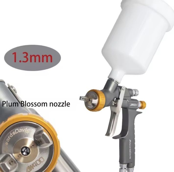 Краскопульт AdwardsDevis W400 HVLP,1.3 mm,1.4 mm з розрізною дюзою