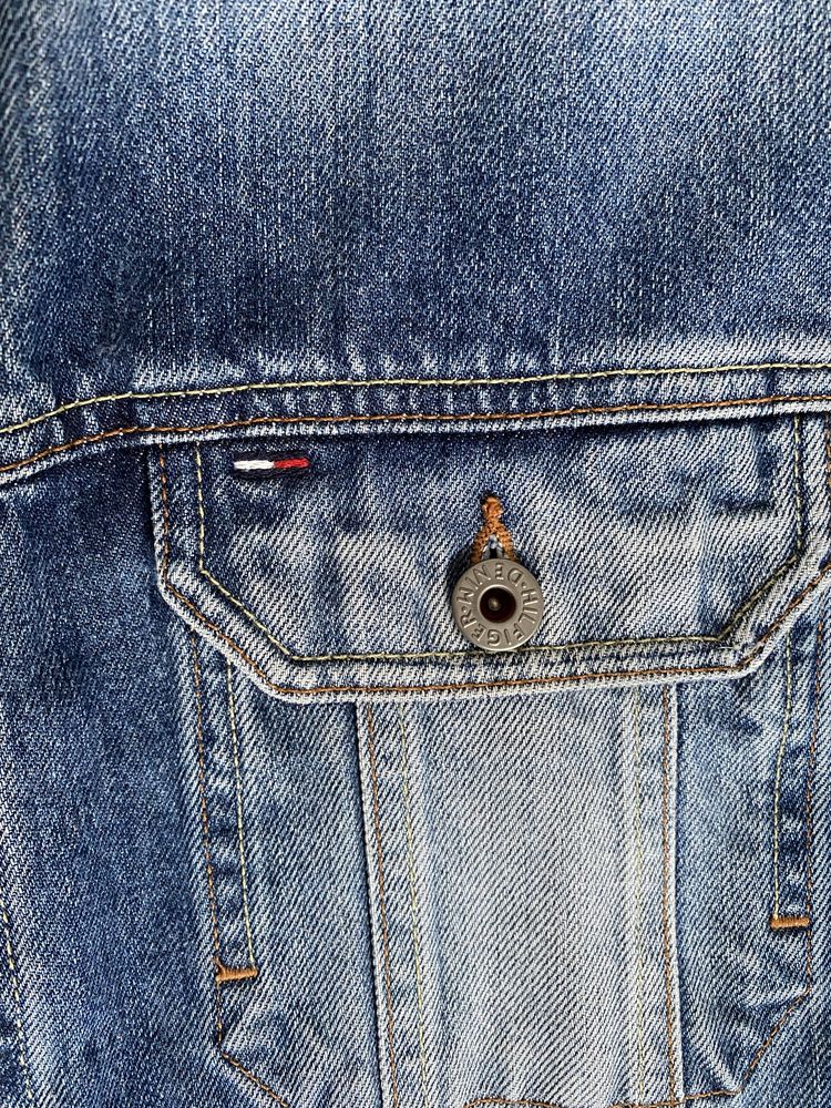 Kurtka jeansowa Tommy Hilfiger (M) - 100% bawełna!