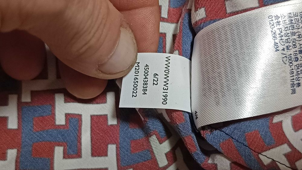 Damska koszula z monogramem TOMMY HILFIGER r.S stan idealny