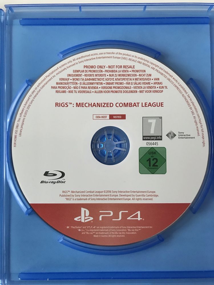PS4 VR: RIGS - Mechanized Combat League - opis!