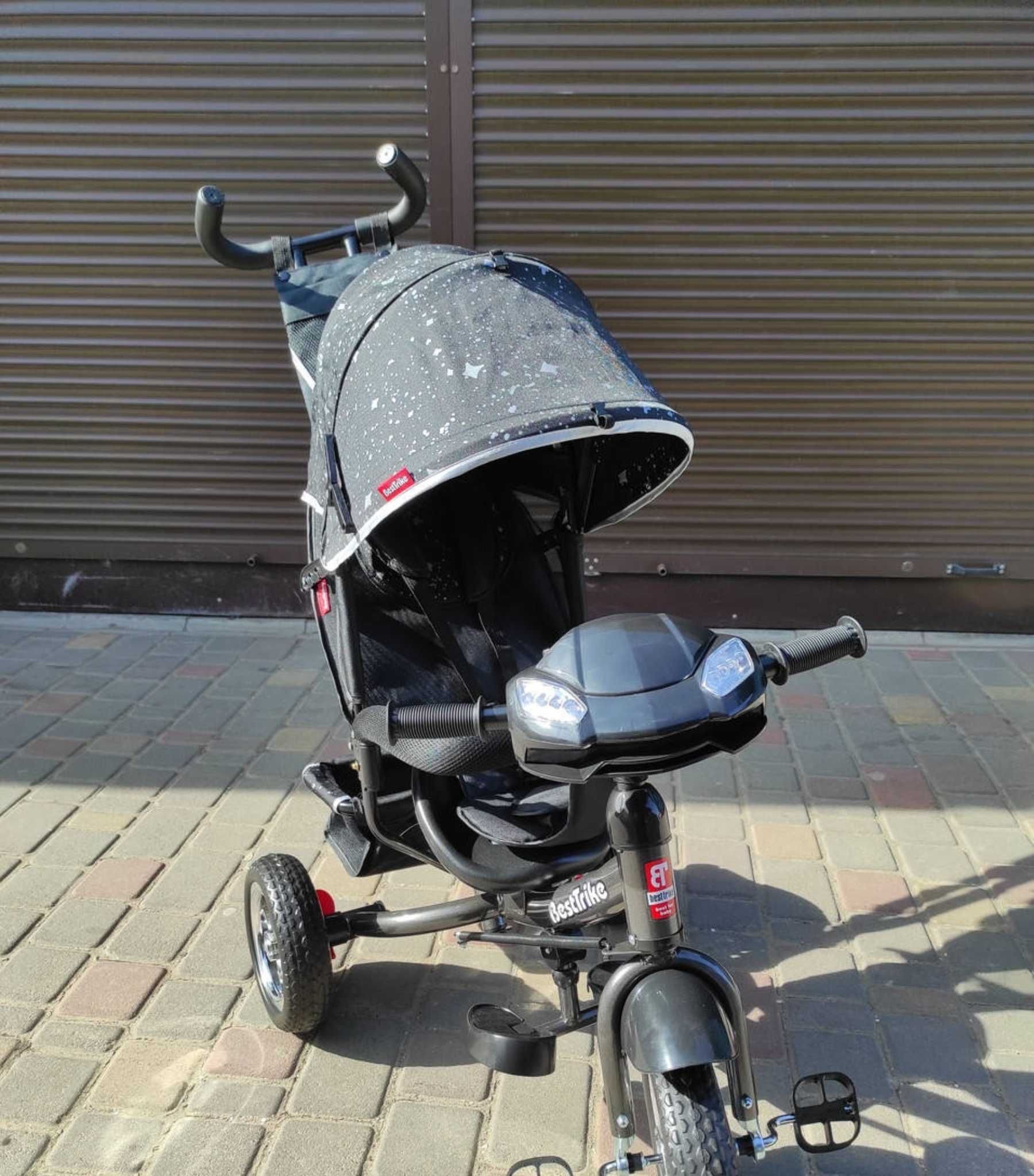 велосипед з родительской ручкой best trike з батьківською ручкою