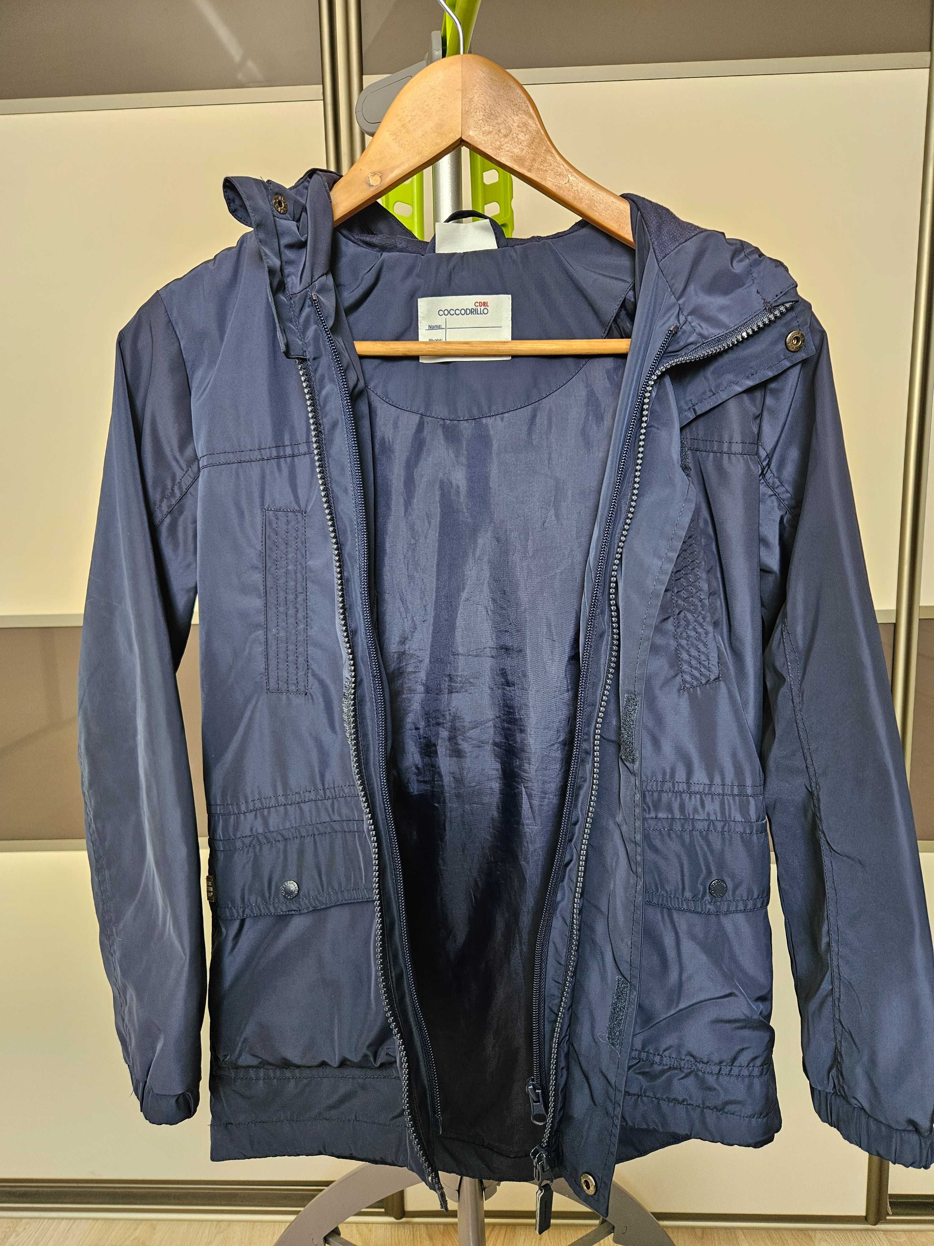 2w1 Kurtka przejsciowa + bluza Coccodrillo rozmiar 140