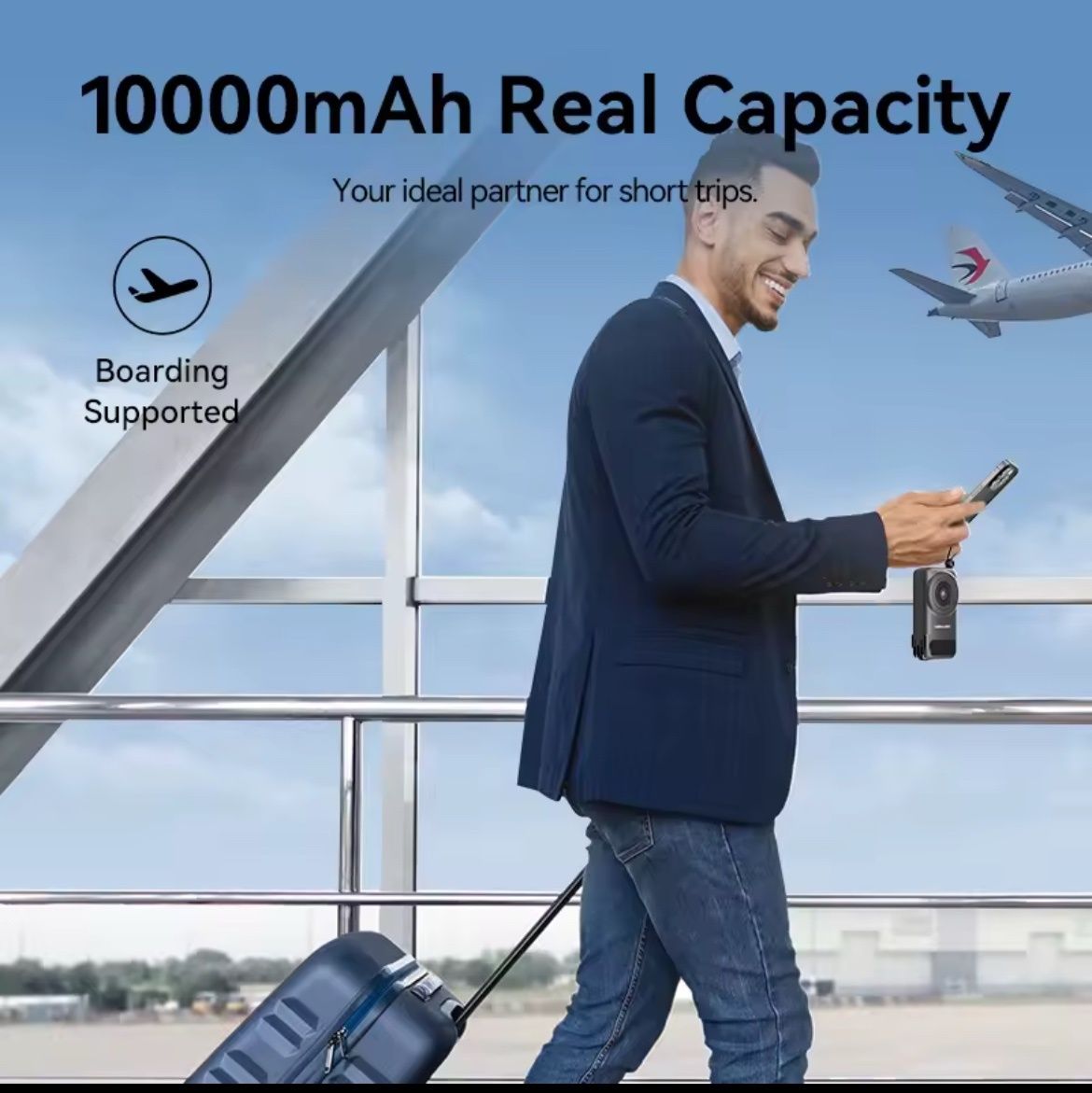 повербанк 10000 мАг  MagSafe з кабелем Powerbank
