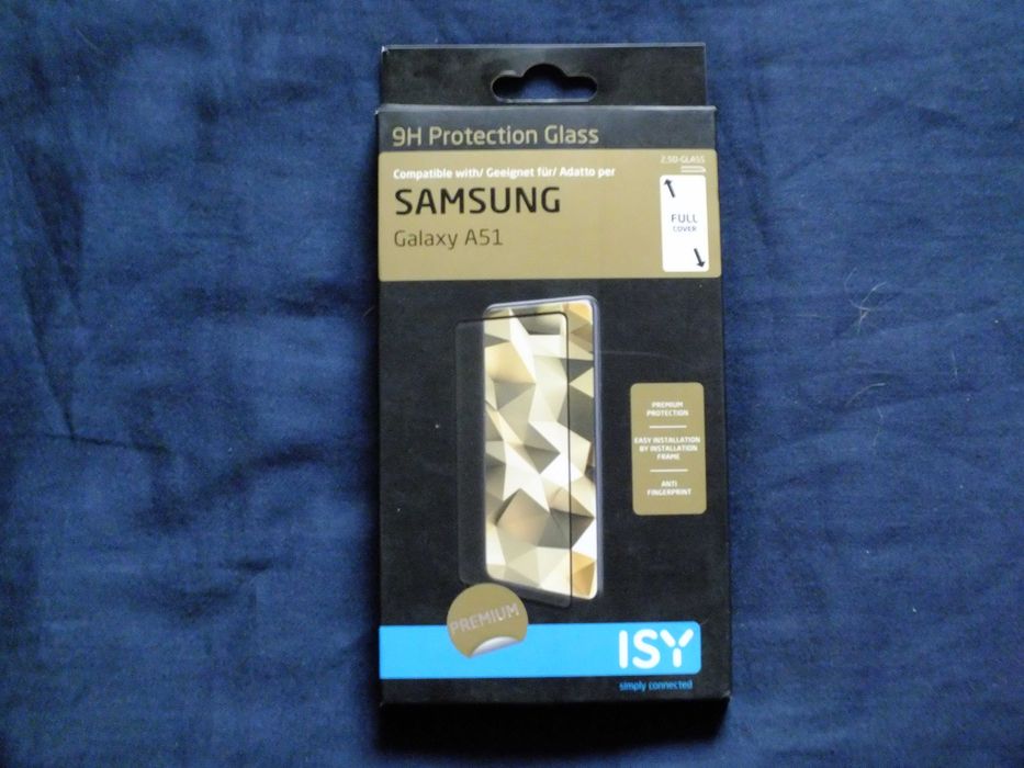 Sprzedam nowe szkło hartowane do Samsung Galaxy A51 1szt firmy ISY