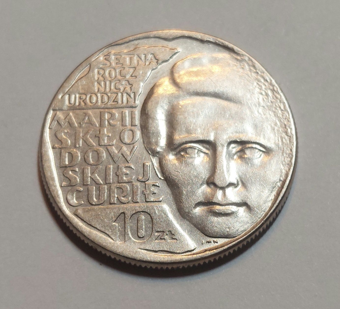 10 złotych 1967 - Maria Skłodowska Curie  [#405]