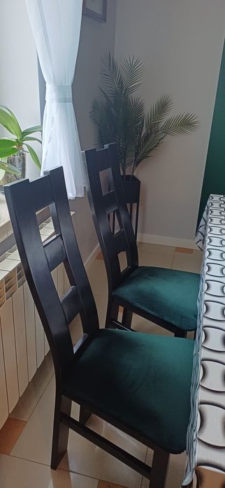 Krzesła 6szt. Kol czarny.