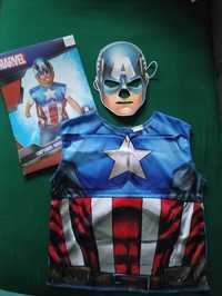 Strój kapitan Ameryka Marvel 104-116