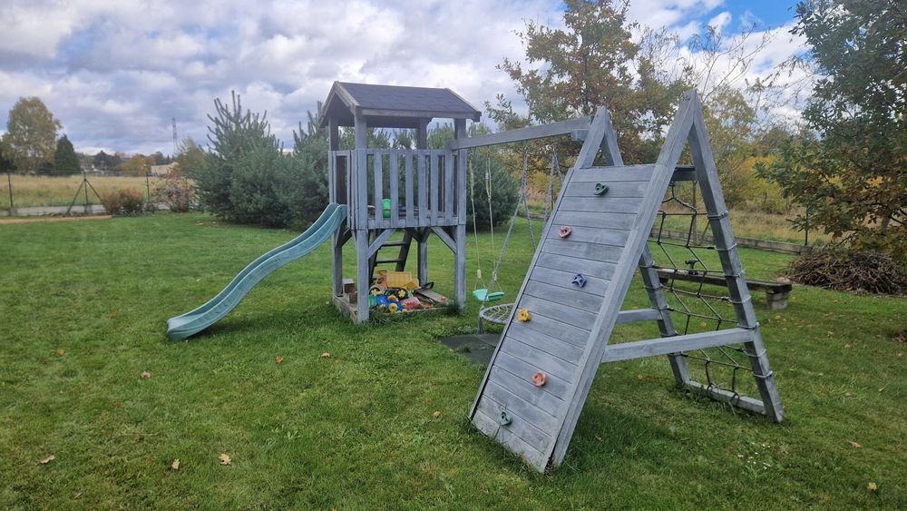 Huśtawka Domek ogrodowy plac zabaw