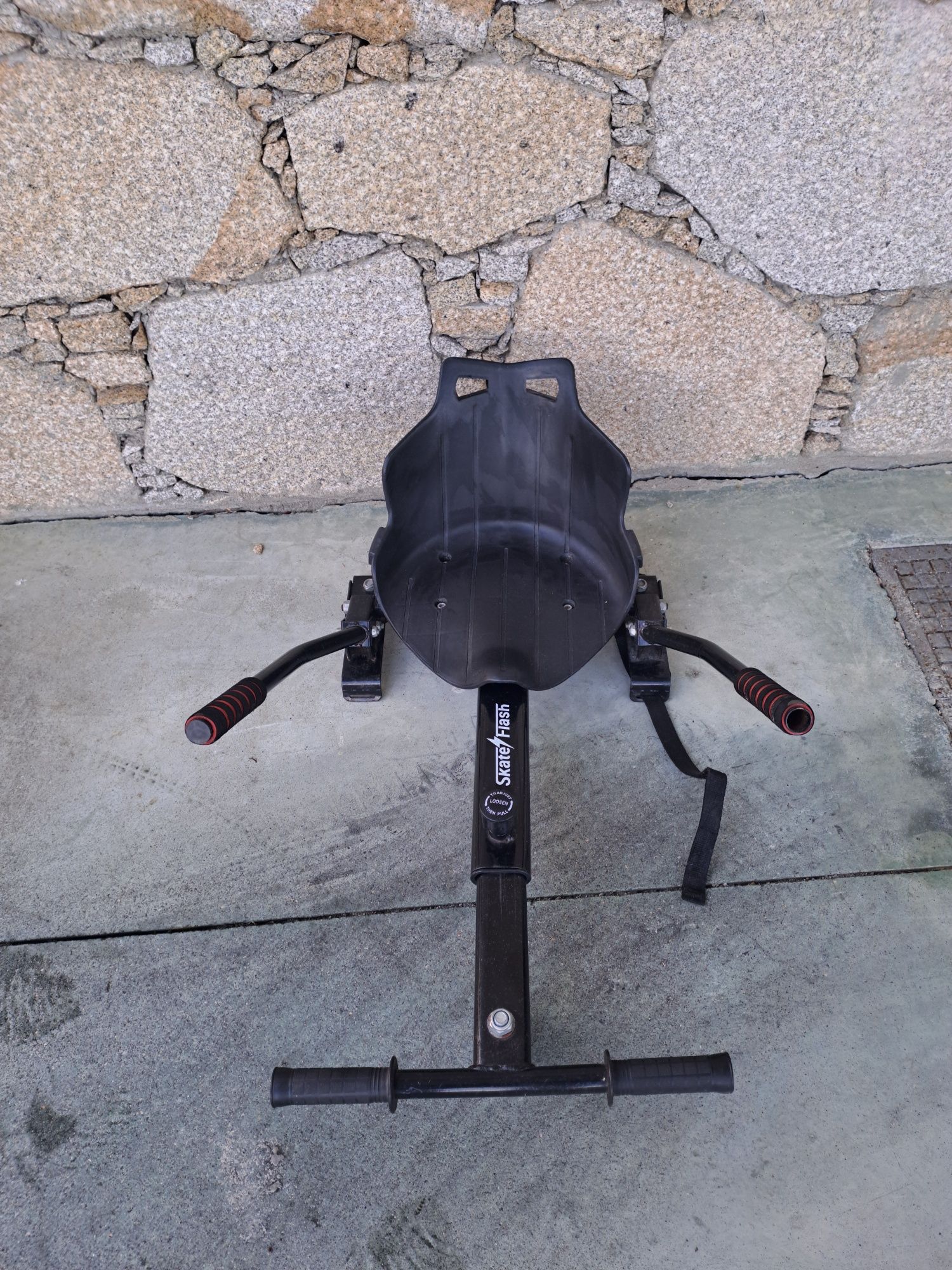 Hoverboard Skate Flash Azul com Hovercart e Saco de Transporte