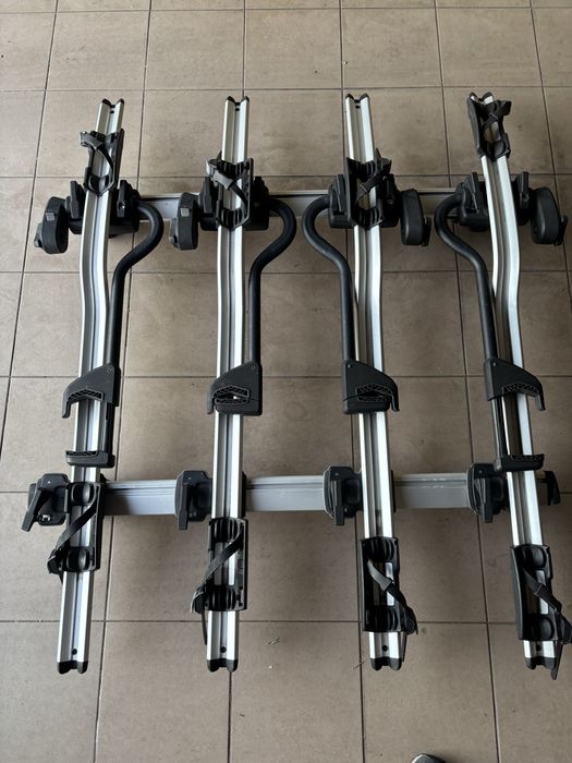 Thule 598 +wingbar  118 (z łapami) na 4 rowery  skoda octavia 3 kombi