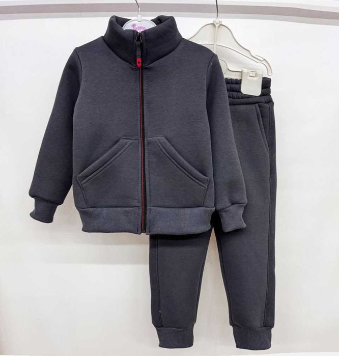 ТОП! Теплий костюм на флісі 98-158 см на блискавці фліс осінь/зима