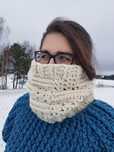 Komin alpaka +wełna  ręcznie robiony szydełko handmade
