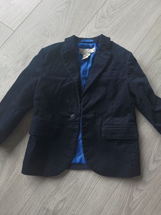 Sztruksowa marynarka granatowa 98