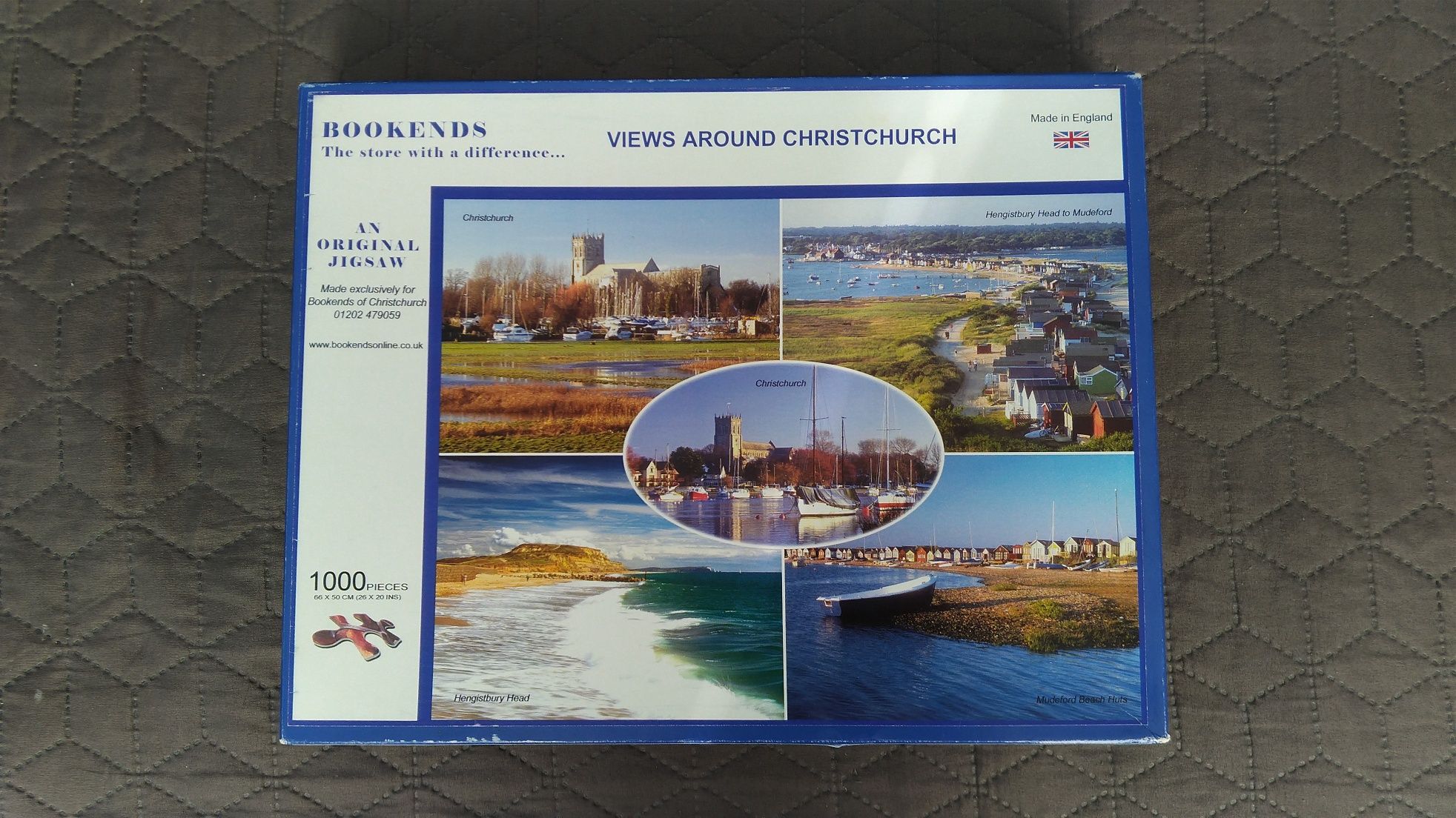 Puzzle 1000 elementów puzle Bookend Jigsaw Views Around Christchurch