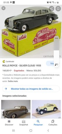 Sólido 1/43 ROLLS-ROYCE silver-cloud