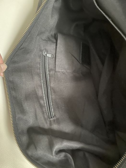 Дорожня сумка чорна, велика, з плечовим ременем