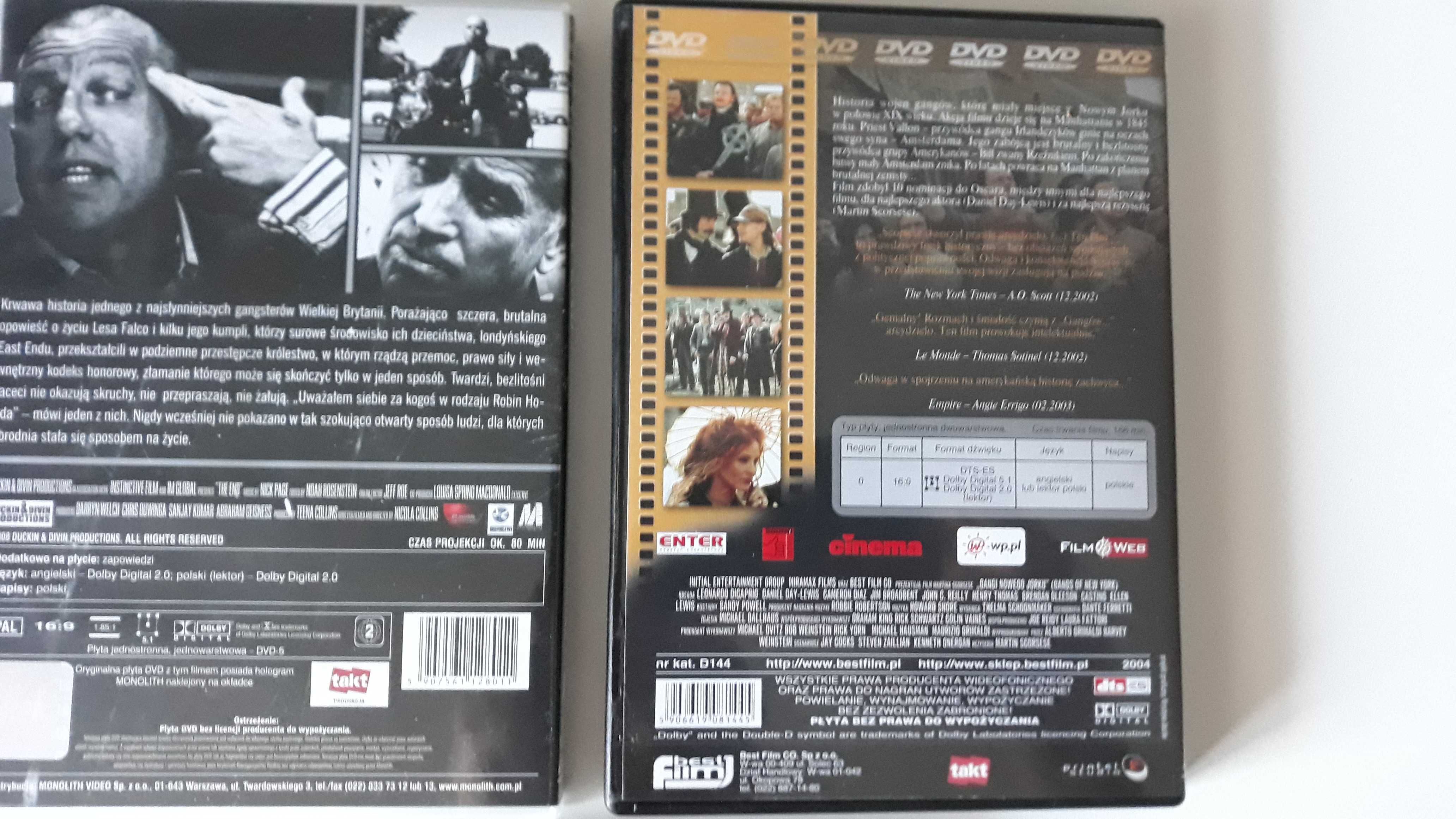 DVD: Serpico, Gangi Nowego Jorku, THE END, Finaliści Mundialu 2006, ..