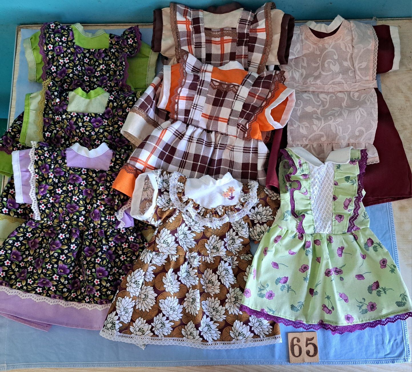 Одежда для кукол, пупсов, СССР, ГДР: платья, блузки, юбки, шубы, шорты