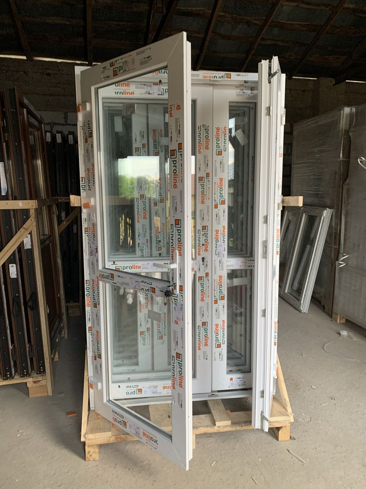 Drzwi PCV 2skrzydła 140x210 Nowe Lewe/Prawe