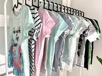 H&M TCHIBO 146/152 komplet 17 T- shirtów dla dziewczynki OKAZJA!