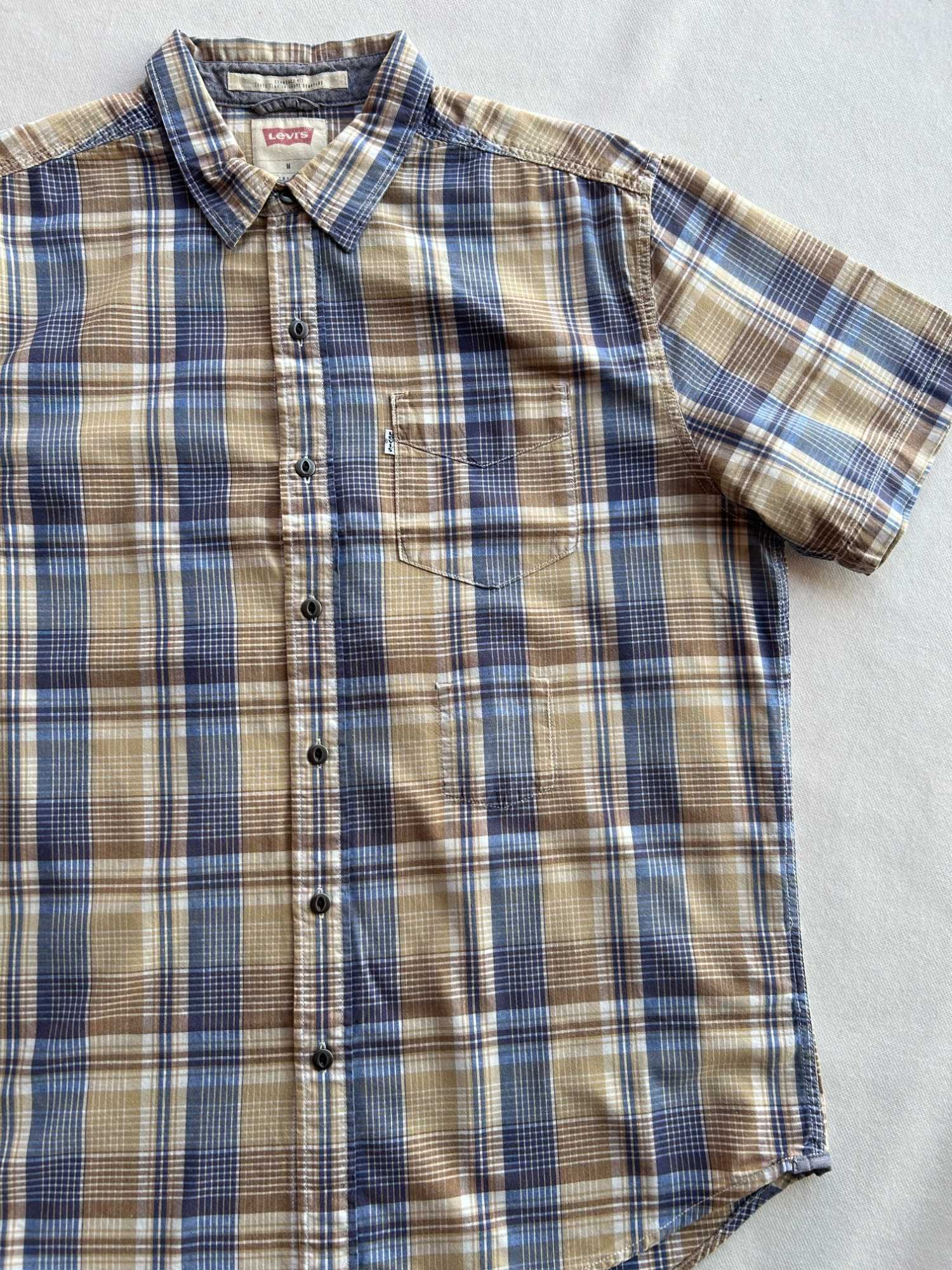 Koszula w kratę z krótkim rękawem Levi's rozmiar M