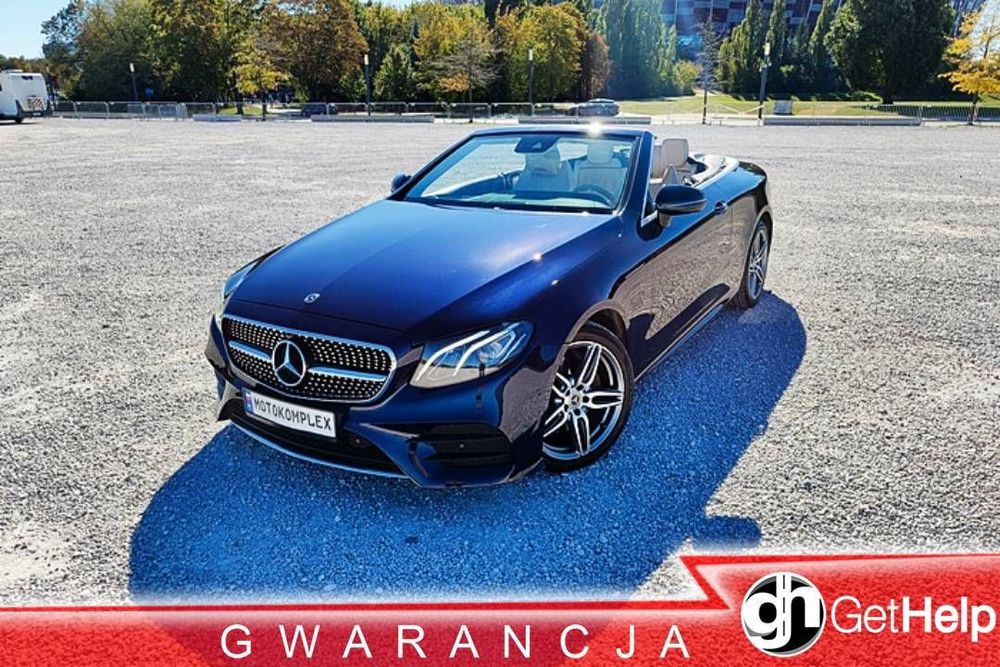 Mercedes-Benz Klasa E w238 4MATIC 4x4 SALON POLSKA! Cabrio! GWARANCJA! Zamiana, Raty