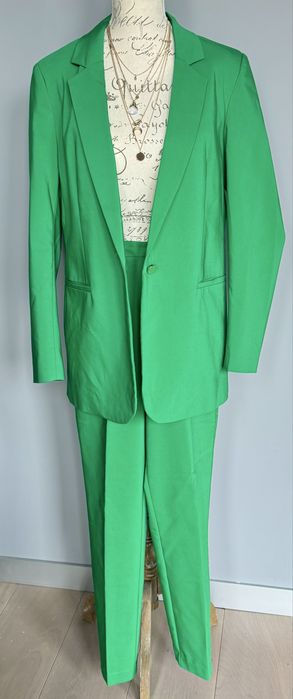 Mohito garnitur damski zieolny rozmiar 36 - żakiet+spodnie