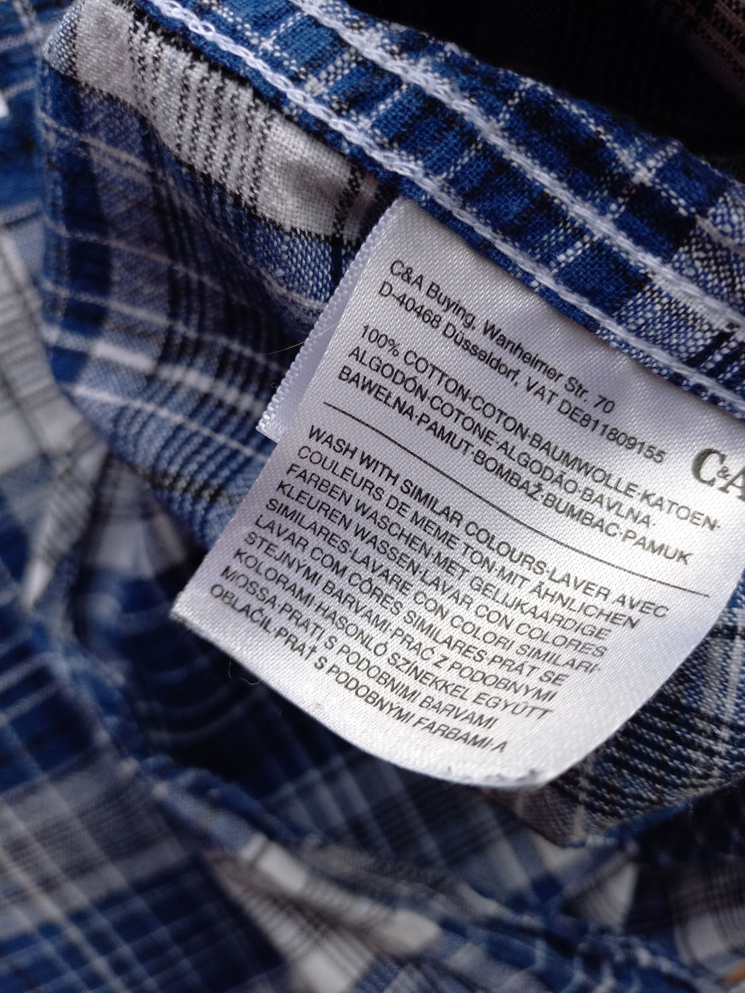Niebieska koszula męska | XXL | C&A | 100% bawełna