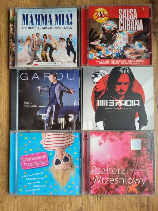 6 CD za 50 zł ! Sprzęt AV . Płyty . Kasety . DVD . Tanio ! Zerknij !