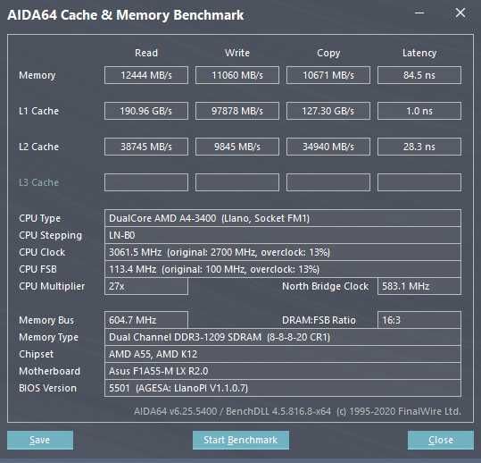 ASUS F1A55-M LE R2.0 FM1 AMD A55 motherboard