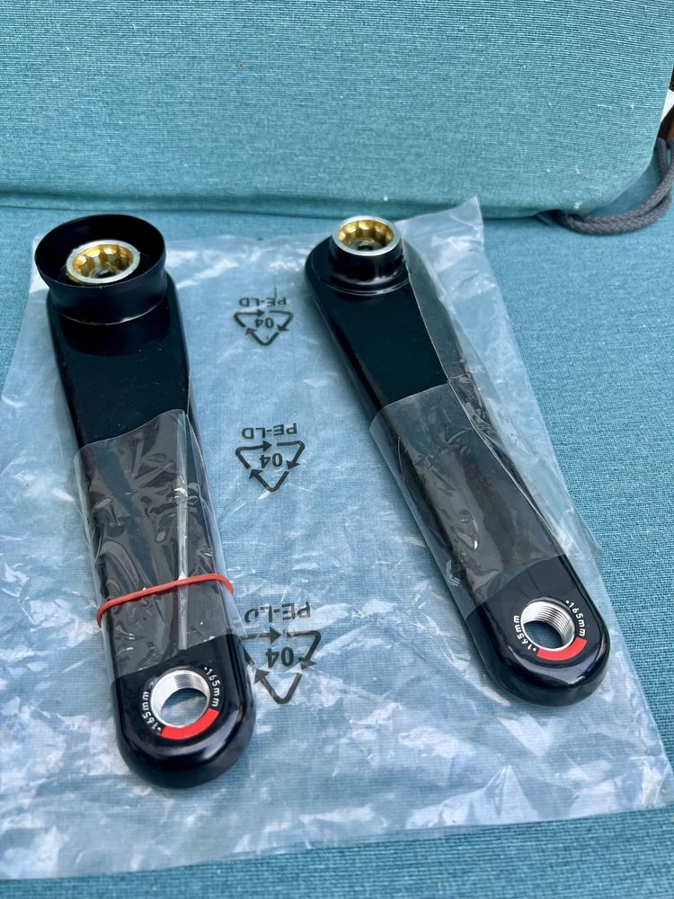 Nowa Oklejona Korba Karbonowa SRAM XX EAGLE ISIS Ebike 165mm