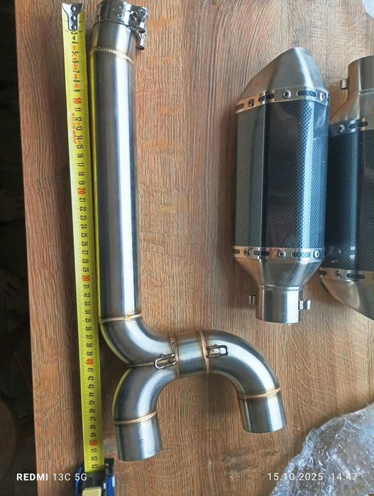 Nowy tłumik końcówka wydechu replika akrapovic carbon