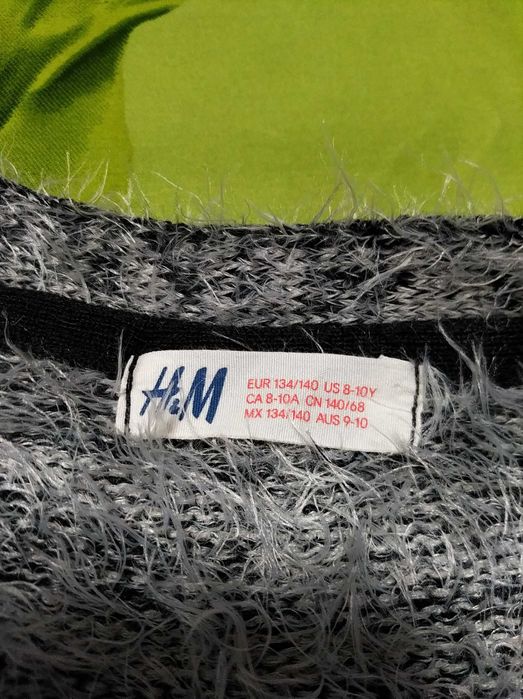 Брендова,плюшева,шкільна кофта,кардиган,накидка для дівчинки 9-10р-H&M