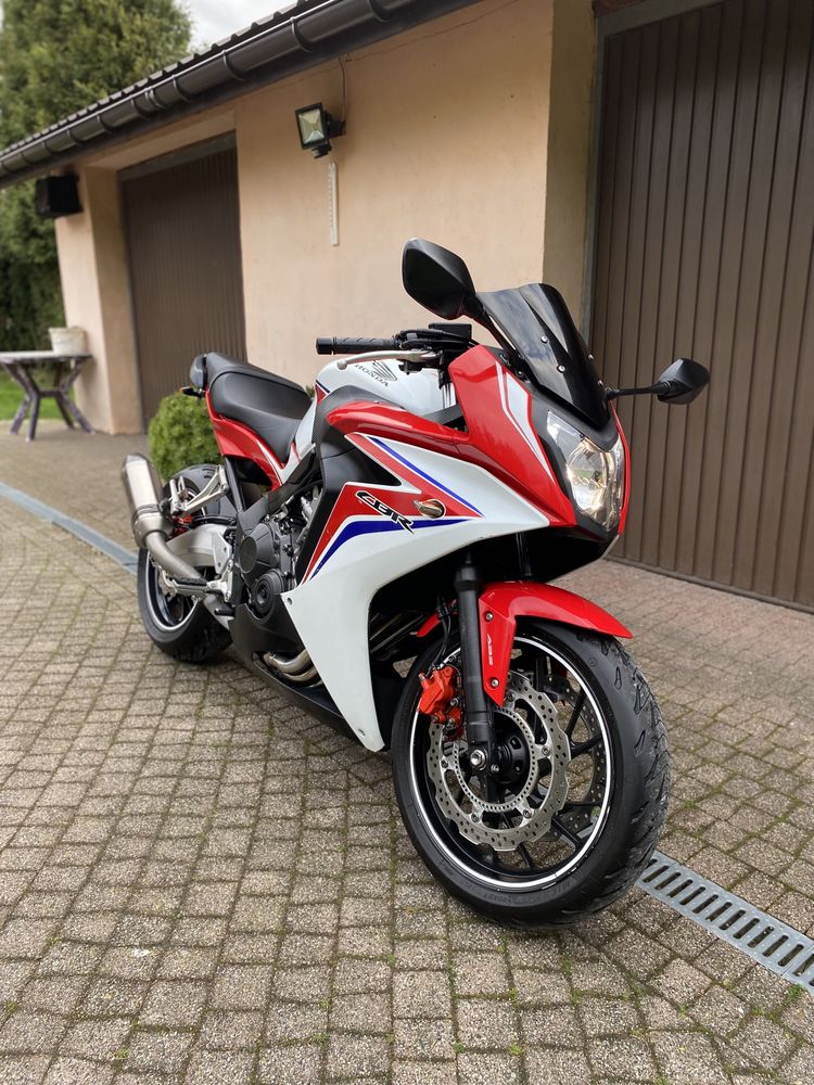 Honda CBR 650F kat.A2 ABS 35kw Akrapovič transport pod dom a2