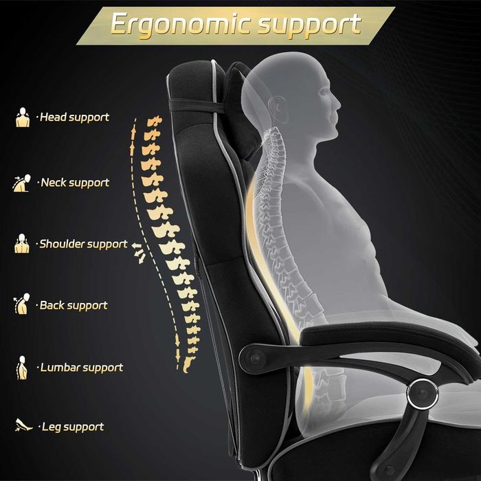 Nowy fotel gamingowy / krzesło komputerowe ergonomiczne /biurowe !K38!