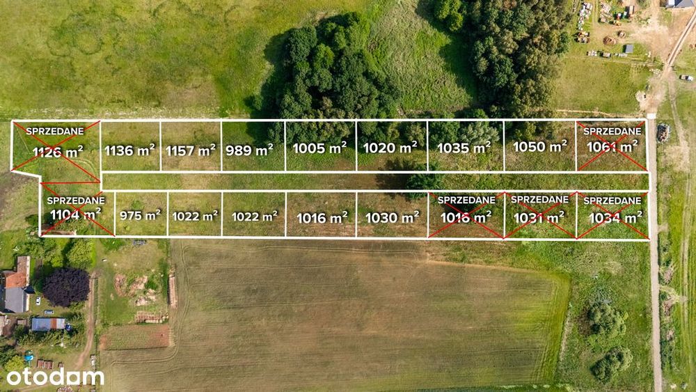 14 działek na sprzedaż w Wilczkowie!