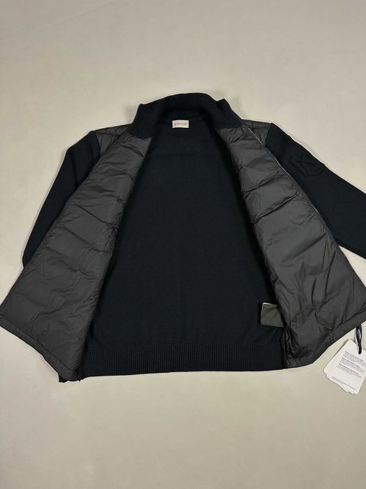 Кардиган Moncler Padded Cotton Embossed Logo Zip-Up Cardigan монклер