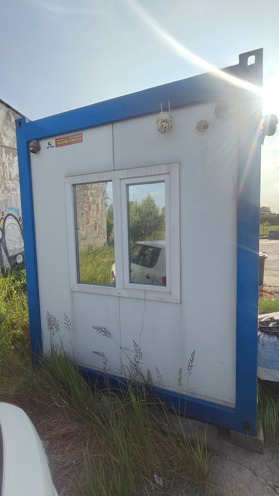 Kontener biurowy mieszkalny wc