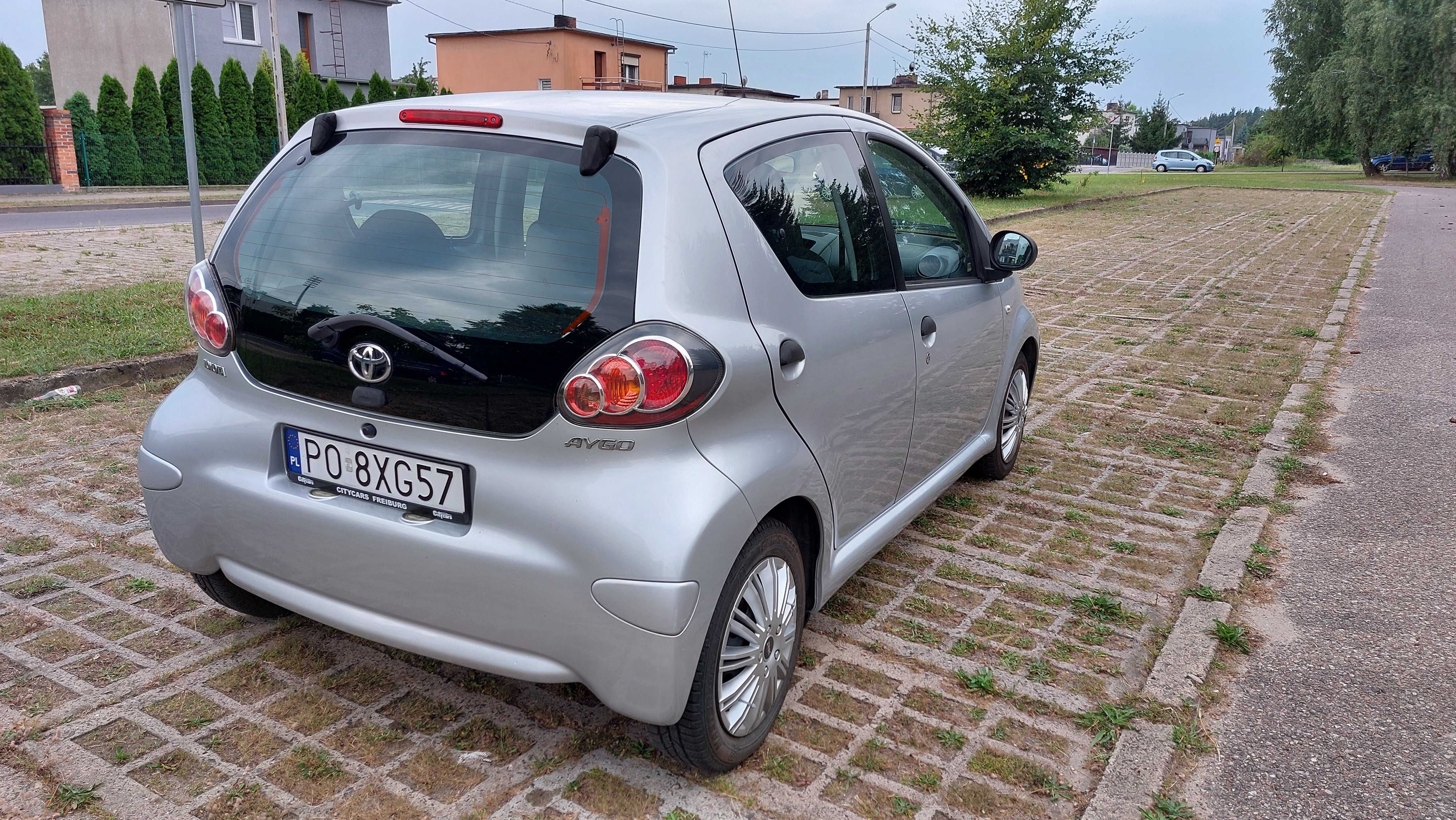 Toyota Aygo 2009 5-drzwiowa, klima, polski salon