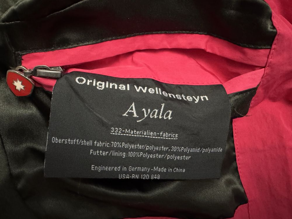 Wellensteyn Kurtka Ayala S różowa damska,Logowana wiatrówka extra stan