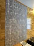 Tapete Cinza e branco 230x160 com antiderrapante