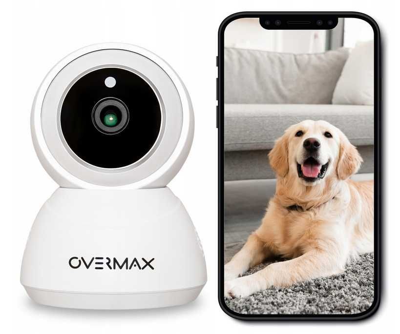NIANIA ELEKTRONICZNA kamera WiFi obrotowa FullHD Overmax Camspot 3.7