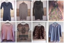 Ubrania ciuchy zestaw sukienki bluzki rozmiar S M 38