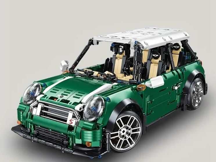 NOWY zestaw klocków jak LEGO TECHNIC MINI Cooper S zielony 2292 Elem.
